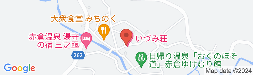 赤倉温泉 旅館 いづみ荘<山形県>の地図