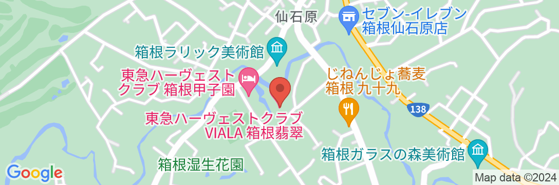 箱根翡翠の地図