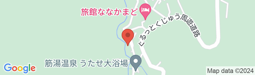 筋湯温泉 旅館 清風荘の地図
