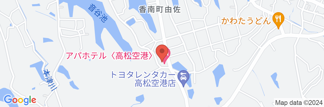アパホテル〈高松空港〉の地図