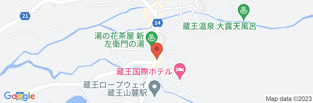 ペンションキャンドル<山形県>の地図