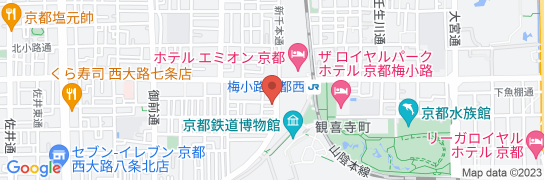 京町家 nao炬乃座 別邸 梅小路の地図