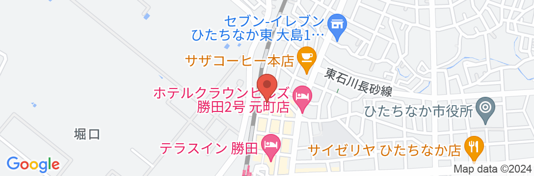 勝田プラザビジネスホテルの地図