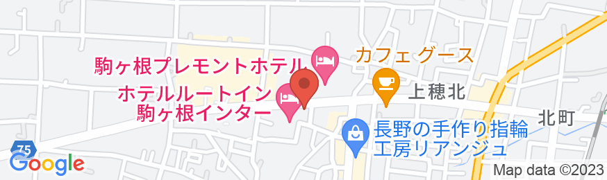 ホテルルートイン駒ヶ根インターの地図