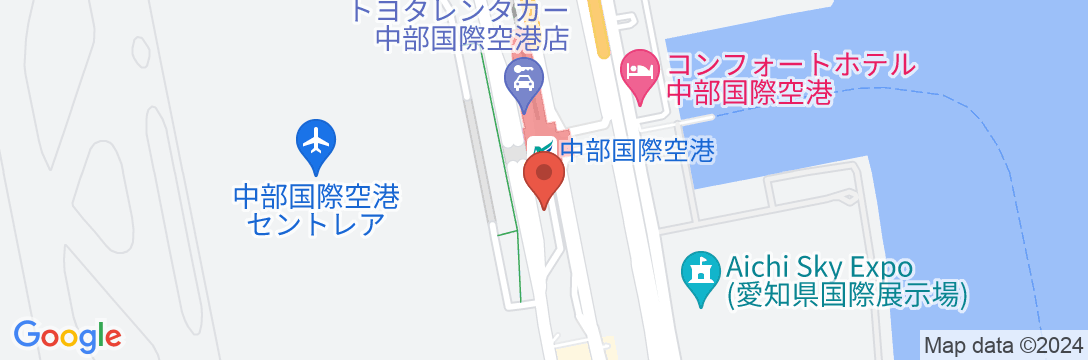 中部国際空港セントレアホテルの地図
