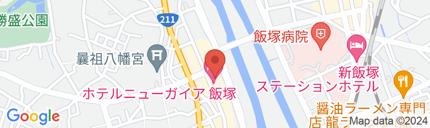 ホテルニューガイア飯塚の地図