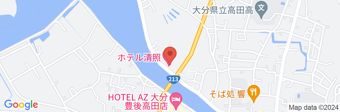 ホテル清照の地図