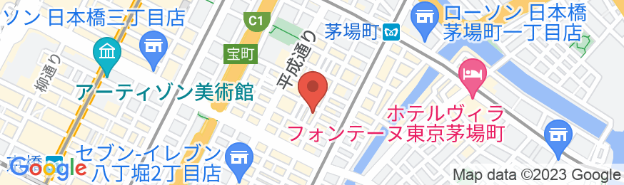 住友不動産ホテル ヴィラフォンテーヌ東京八丁堀の地図