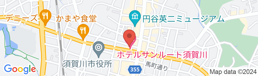 ホテルサンルート須賀川の地図
