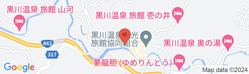 黒川温泉 旅館湯本荘の地図