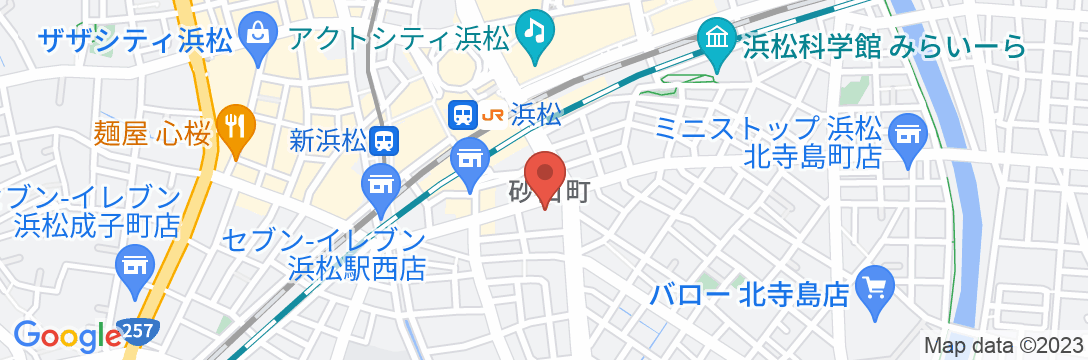コンフォートホテル浜松の地図