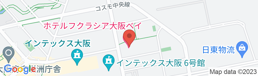ホテルフクラシア大阪ベイの地図
