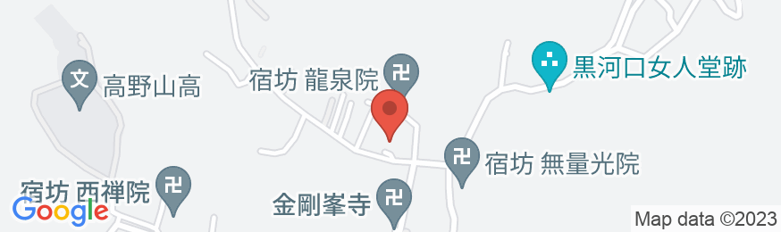 高野山温泉 福智院の地図