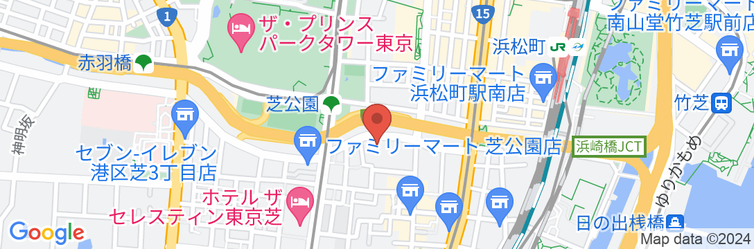 東京グランドホテルの地図