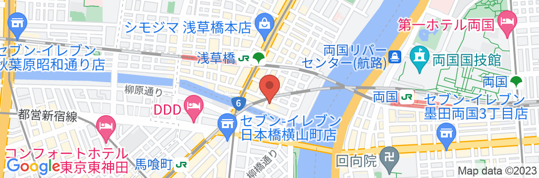 浅草橋ベルモントホテルの地図