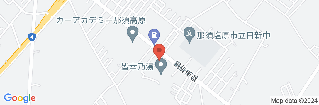 那珂川温泉 ホテルアライの地図