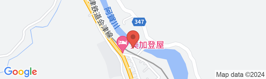 会津湯野上温泉 ホテル大坂屋の地図