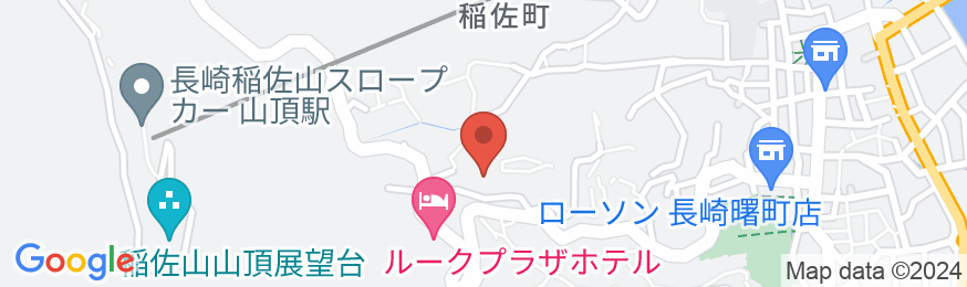 稲佐山観光ホテルの地図