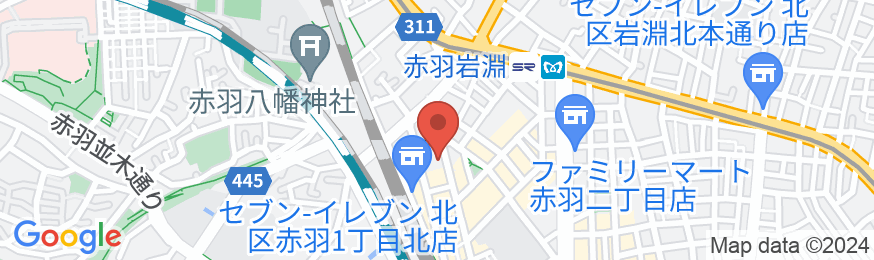 スーパーホテル東京・赤羽駅東口一番街の地図