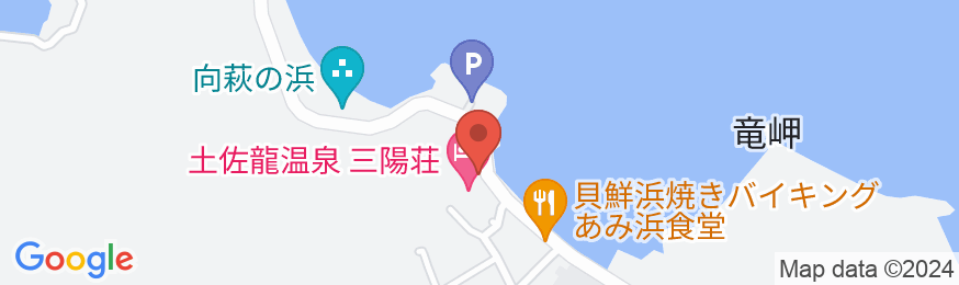 土佐龍温泉 三陽荘の地図