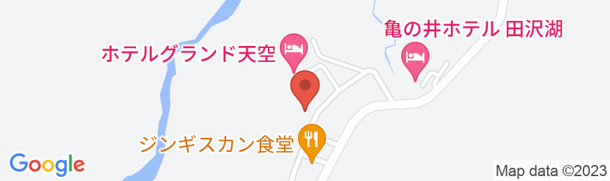 田沢プラトーホテルの地図