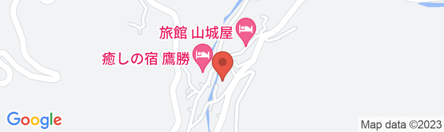 大洞窟温泉 旅館志美津の地図
