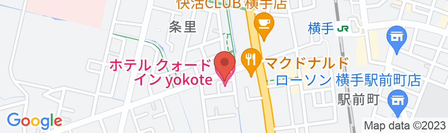 クォードインyokoteの地図