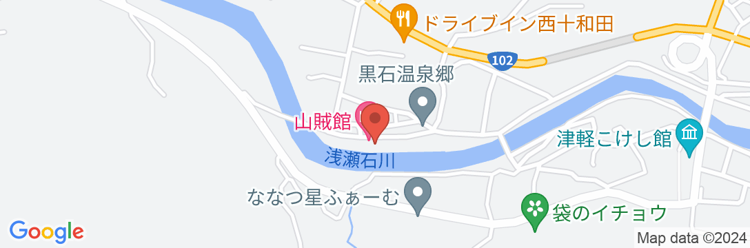温湯温泉 飯塚旅館の地図