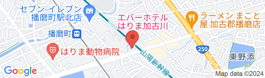 エバーホテルはりま加古川の地図