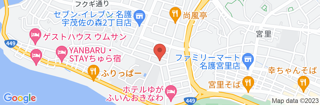 民宿 沖縄時間の地図