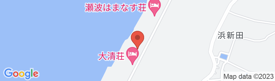 瀬波温泉 ニューハートピア新潟瀬波の地図