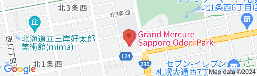 グランドメルキュール札幌大通公園(旧ロイトン札幌)の地図