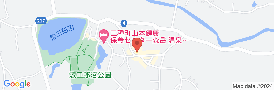 森岳温泉ホテルの地図