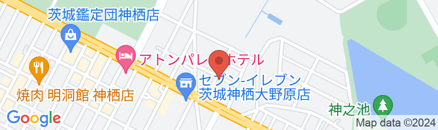 鹿島ポートホテル ビジネス館の地図