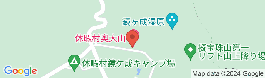 休暇村 奥大山 (旧 大山鏡ヶ成)の地図