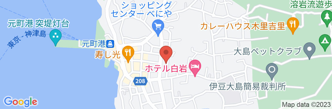 民宿 高月 <大島>の地図
