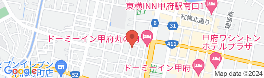 ビジネスホテル あづま<山梨県>の地図
