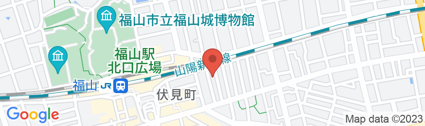 福山ターミナルホテルの地図