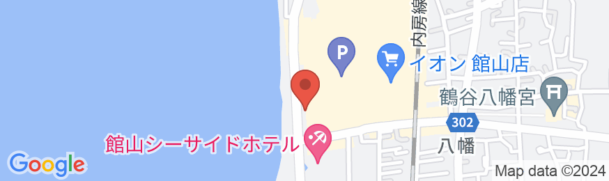 たてやま温泉 夕日海岸 昇鶴の地図
