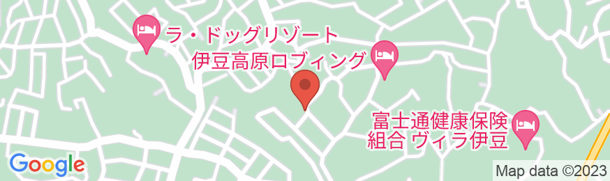 庭園鉄道『はーぶえん駅』前のぷちホテル☆ ポテリの地図