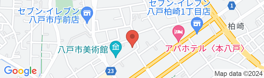 八戸グランドホテルの地図