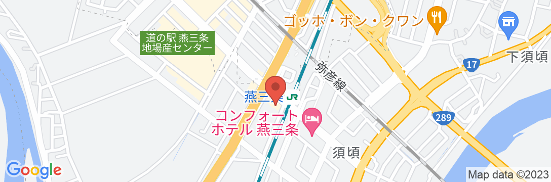 アクアホテル燕三条駅前店の地図