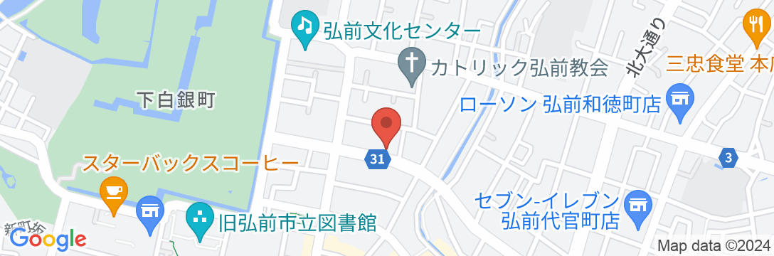 ホテルニューキャッスル<青森県>の地図