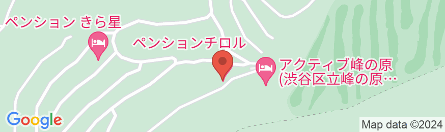 ペットと泊まれる宿 ペンション・チロル<長野県>の地図