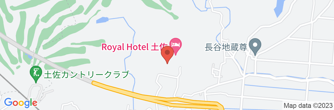 メルキュール高知土佐リゾート&スパ(旧ロイヤルホテル 土佐)の地図