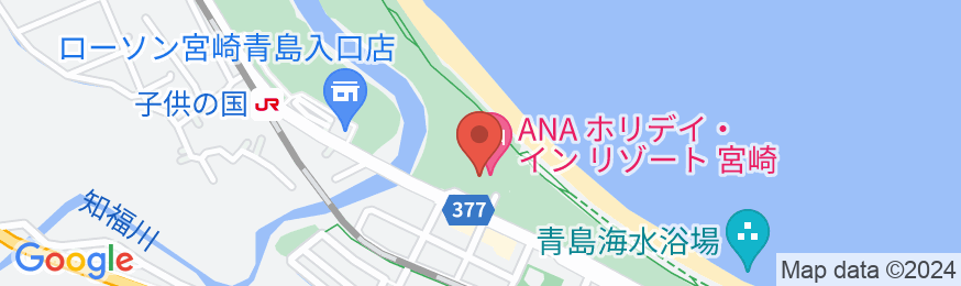 ANAホリデイ・インリゾート宮崎の地図