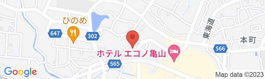 Tabist 亀山第一ホテルの地図