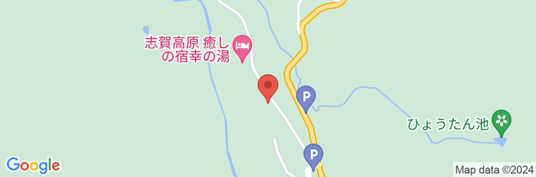 志賀高原 癒しの宿幸の湯の地図