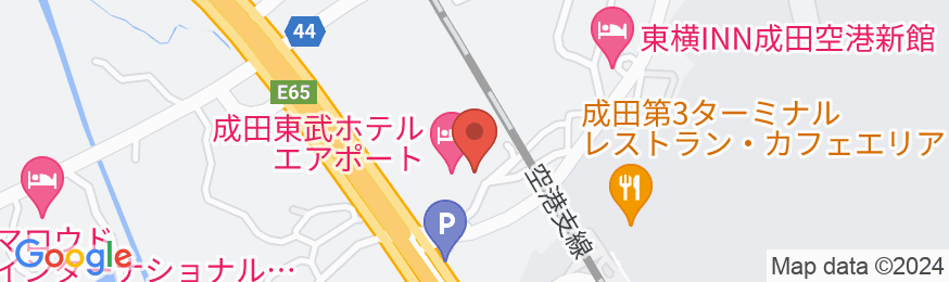 成田東武ホテルエアポートの地図