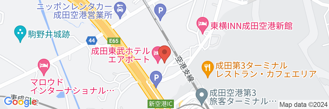 成田東武ホテルエアポートの地図